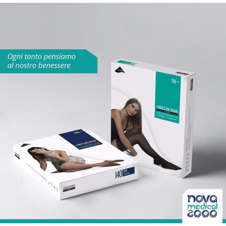 Nova Medical 2000 Linea by2000 Collant 70 Colore Chiaro Taglia 2
