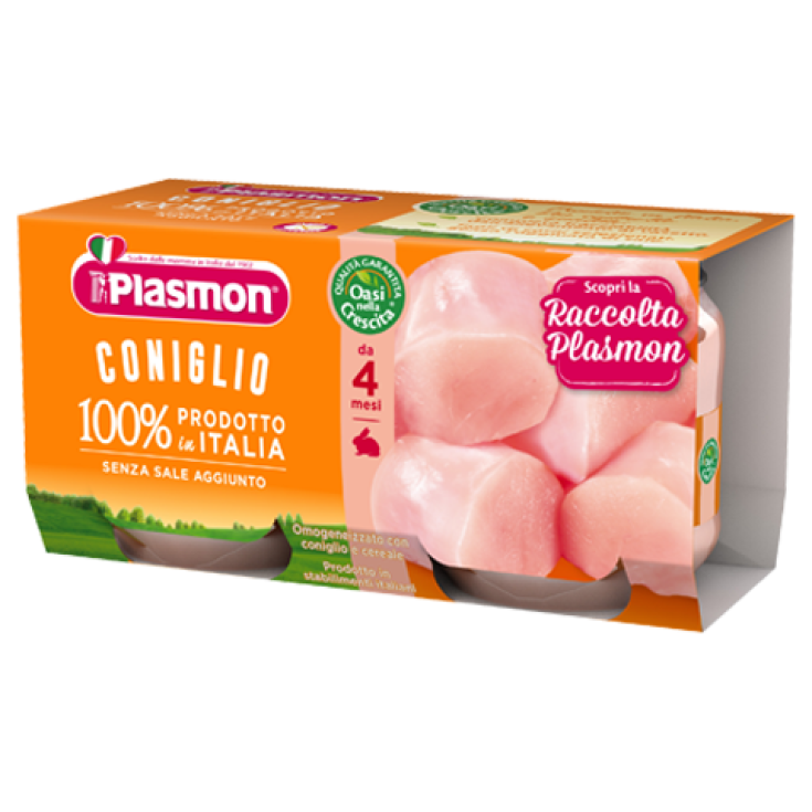 Plasmon Omogeneizzato Di Carne Coniglio 2x80g