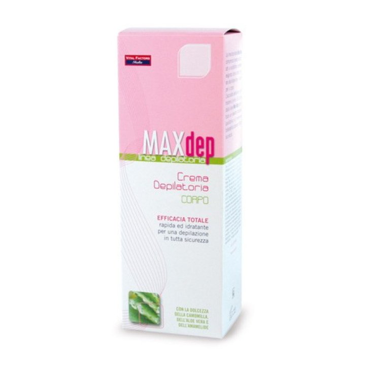 Vital Factors Max Dep Crema Depilatoria Per Viso & Corpo 150ml