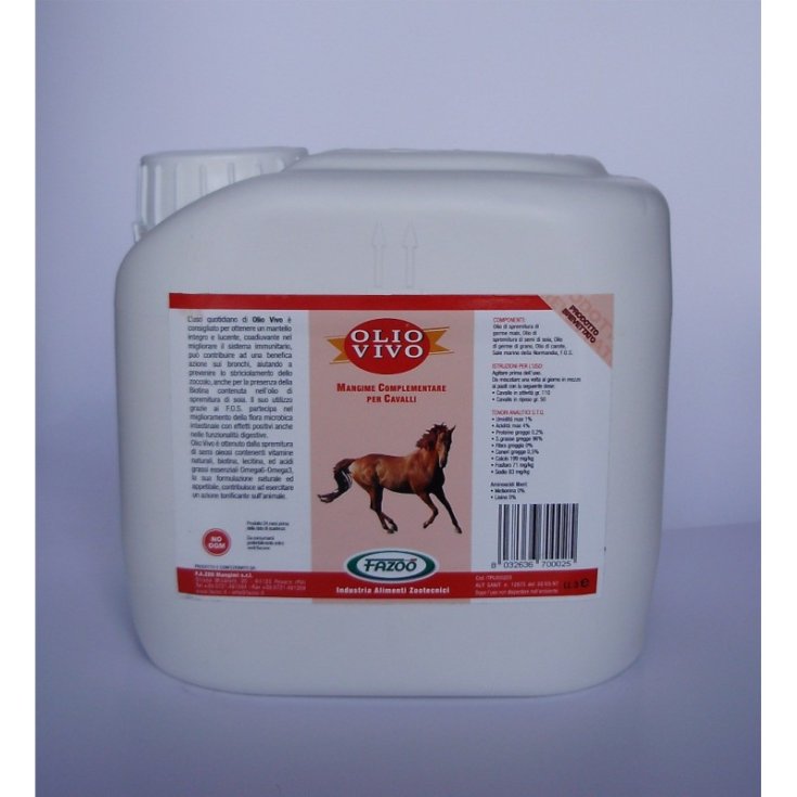 Olio Vivo Integratore Alimentare per Cavalli 3lt