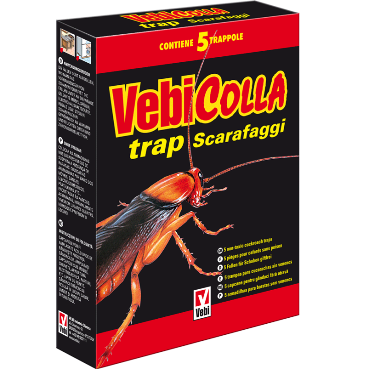 Vebicolla Trap Scarafaggi 5 Pezzi