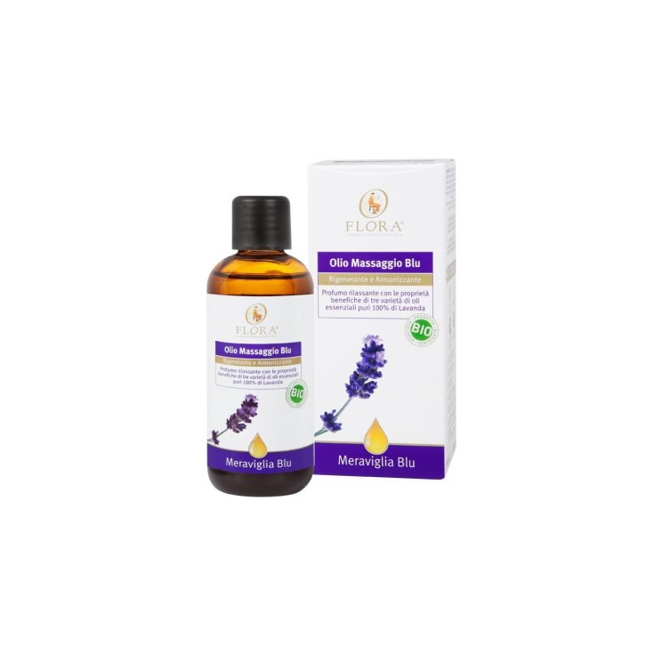 Olio Massaggio Blu alla Lavanda 100ml