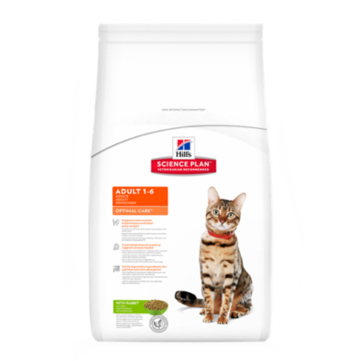Hill's Science Plan Feline Adult Optimal Care con Coniglio 400g