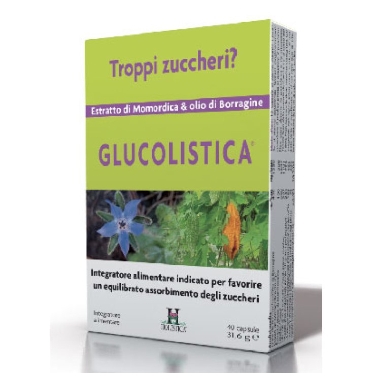 Sangalli Glucolistica Holistica Integratore Alimentare 40 Capsule