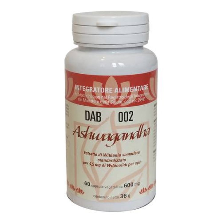 Dab 002 Ashwagandha Integratore Alimentare 60 Capsule Vegetali