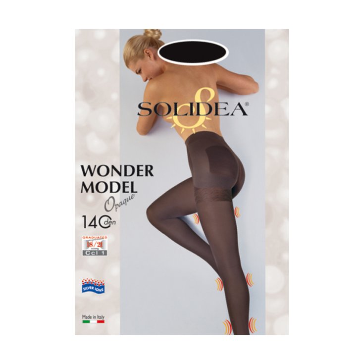 Solidea Wonder Model Opaque 140 Den Colore Melanzana Taglia 2-M