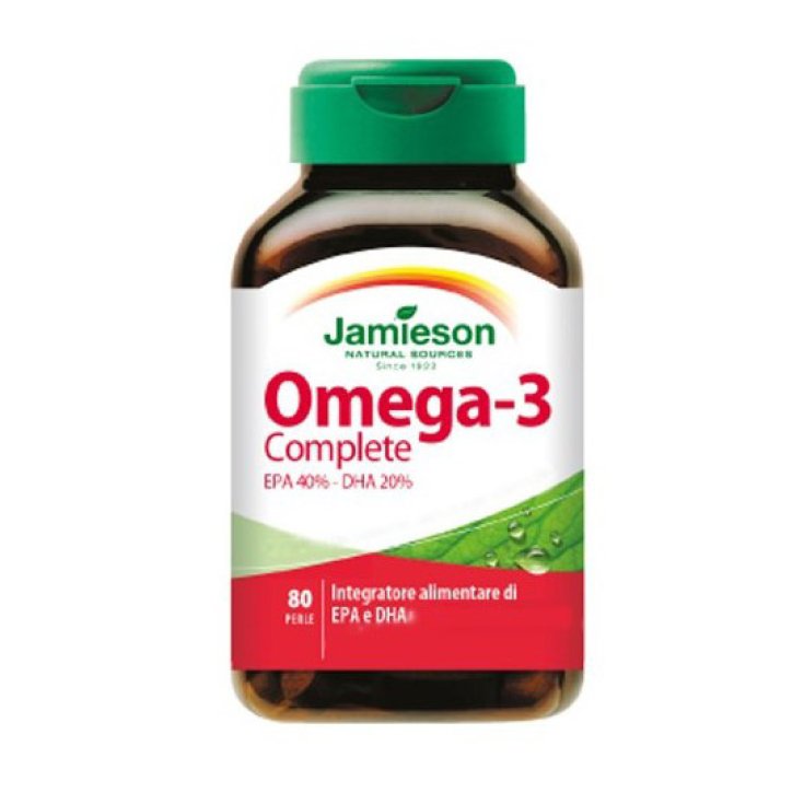 Jamieson Omega 3 Complete Integratore Alimentare 80 Perle Jamieson Omega 3 Complete Integratore Alimentare 80 Perle