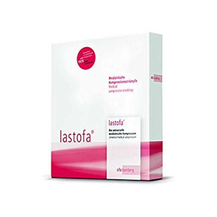 Nova Medical 2000 Lastofa 340 Calze Terapeutiche Autoreggenti Punta Aperta Classe 2 Taglia 4