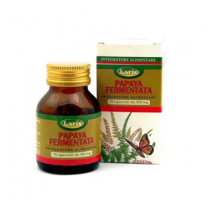 Larix Papaya Fermentata Estratto Secco Integratore Alimentare 70 Opercoli
