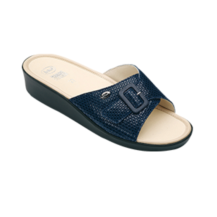 Scholl&reg; Mango Calzatura Donna Pelle Scamosciata Plantare Memory Cushion&reg; Colore Blu Navy Misura 36