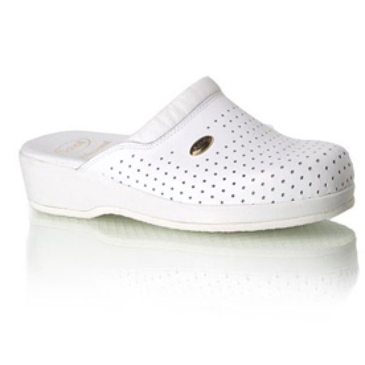 Dr. Scholl's Clog Backguard Zoccolo Pelle Colore Bianco Misura 39