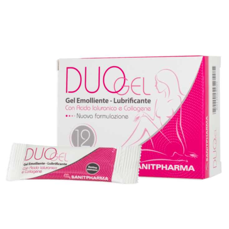 SanitPharma Duogel Gel Emolliente Lubrificante 12 Bustine Da 4ml