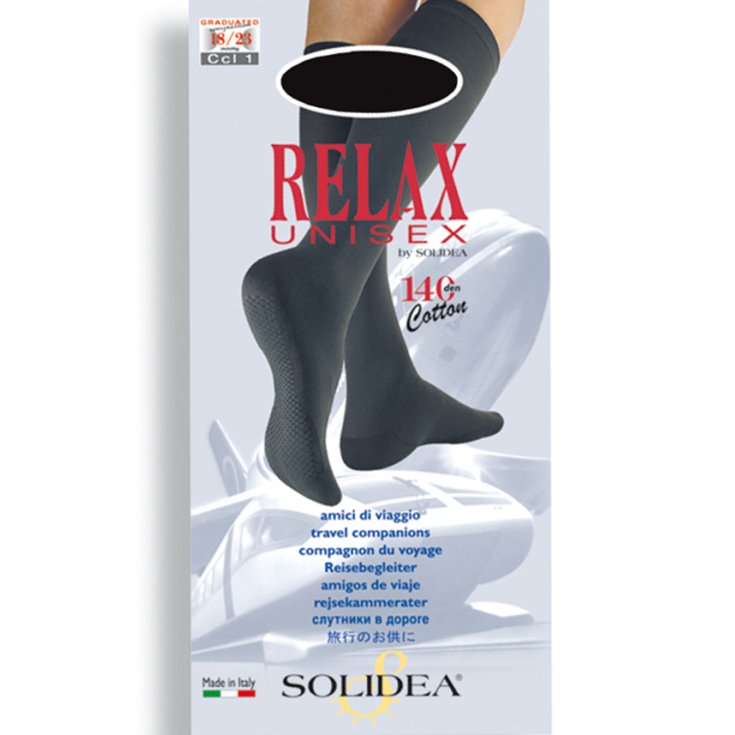 Solidea Relax Unisex Gambaletto Ccl1 Punta Chiusa Smc9 Nero Taglia M