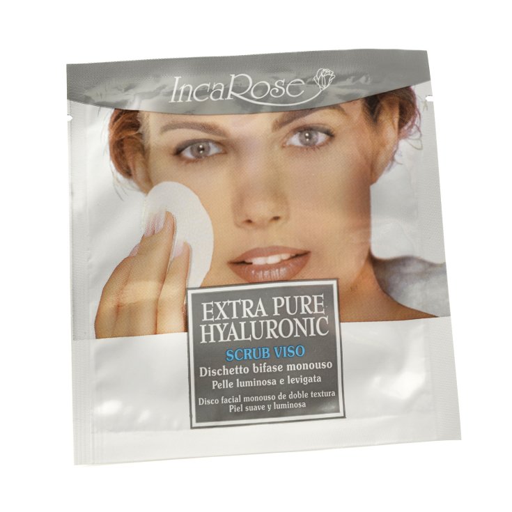 IncaRose Extra Pure Hyaluronic Scrub Viso Dischetto Bifase Monouso