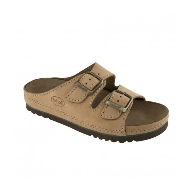 Dr. Scholl's Air Bag Nubuck Lined Sandalo Senza Cinturino Colore Cuoio Misura 36 1 Paio