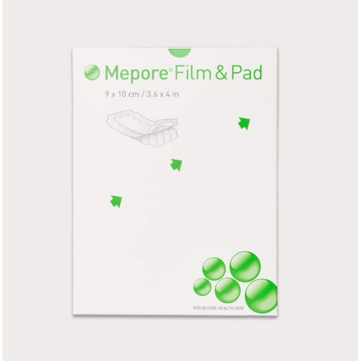M&ouml;lnlycke&reg; Mepore&reg; Film & Pad Medicazione Adesiva Misura 9x20cm