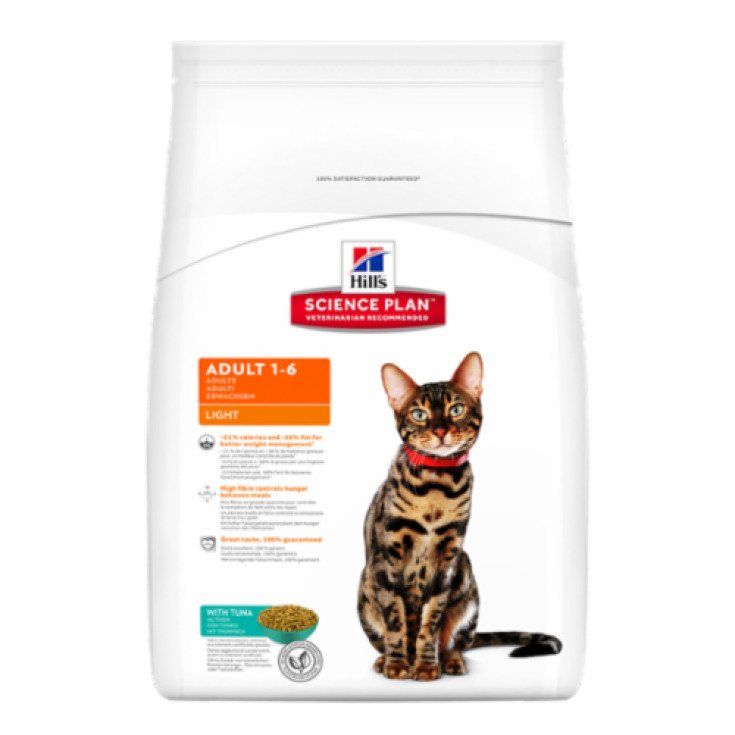 Hill's Science Plan Feline Adult Light con Tonno 1,5kg
