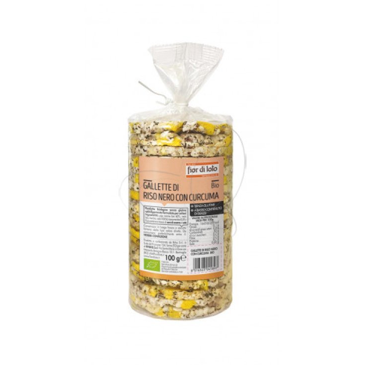 Fior Di Loto Gallette Di Riso Nero E Curcuma Biologico 1kg