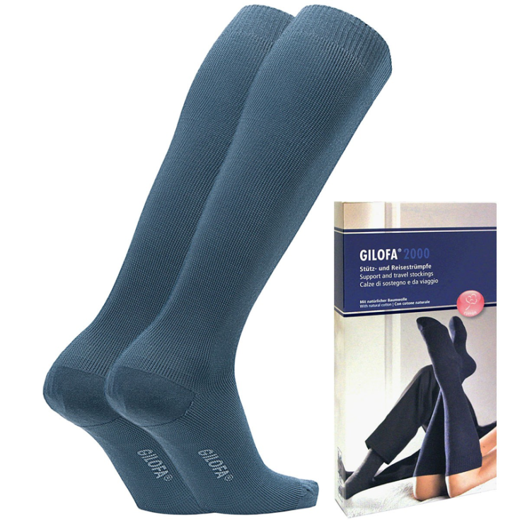 Nova Medical 2000 Gilofa2000 Gambaletto Preventivo Unisex Cotone Colore Nero Talgia 5