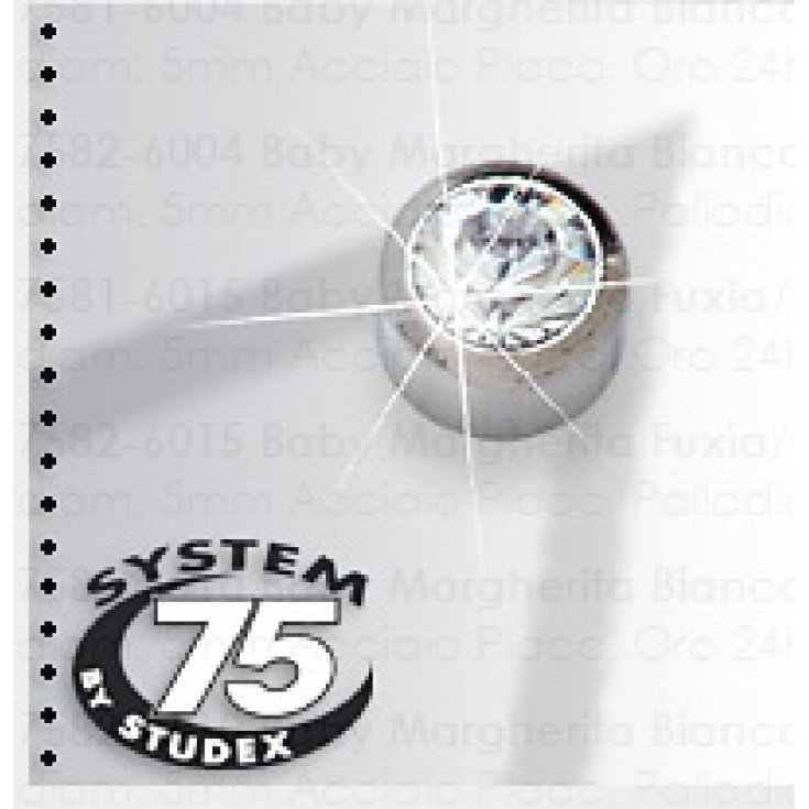 System75 Brillantato Acciaio Placcato D'Oro 3mm Accessorio 2 Pezzi