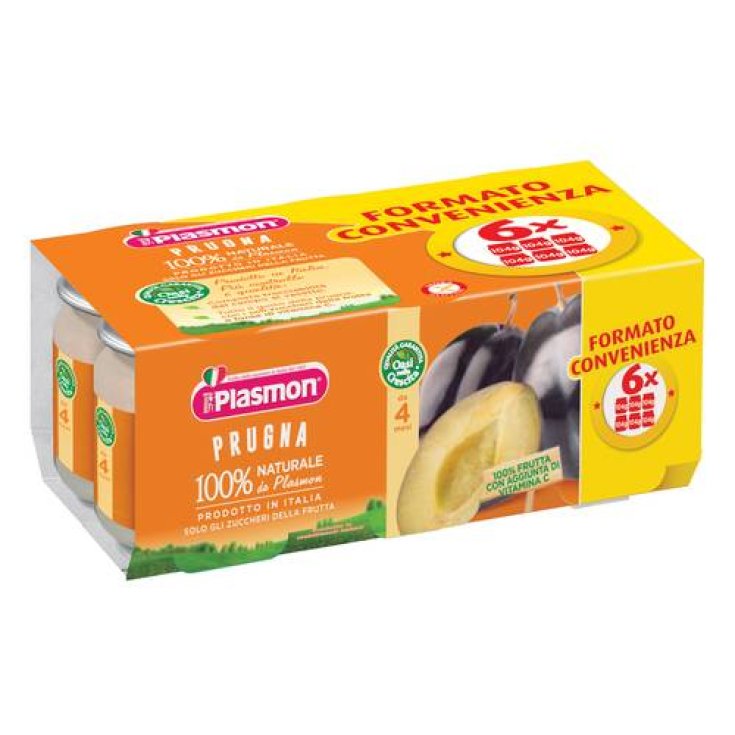 Plasmon Omogeneizzato Prugna 104x6 Pezzi