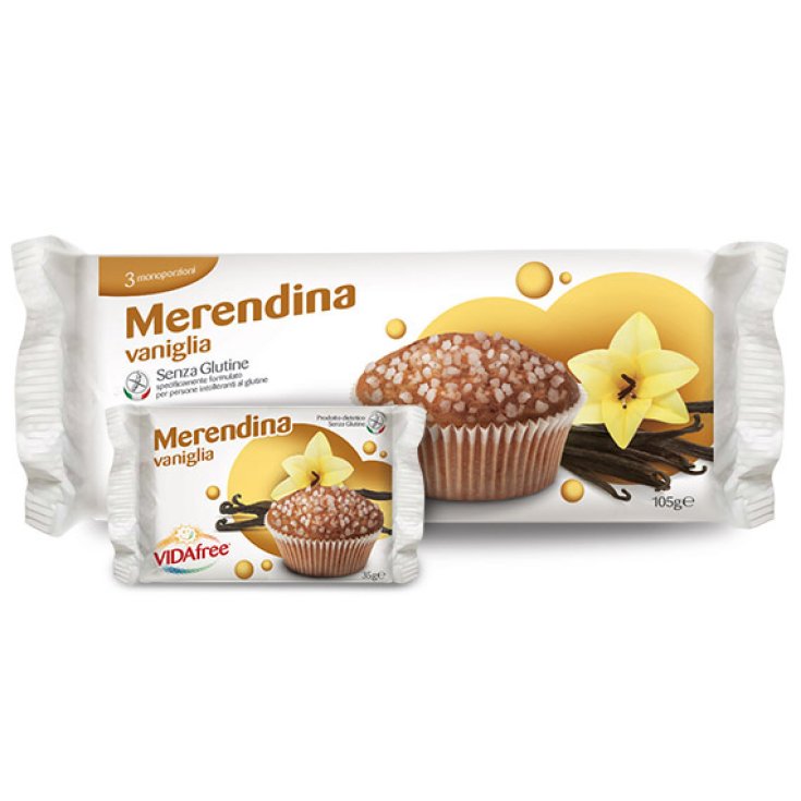 Vidafree Merendina Vaniglia Senza Glutine 3x35g