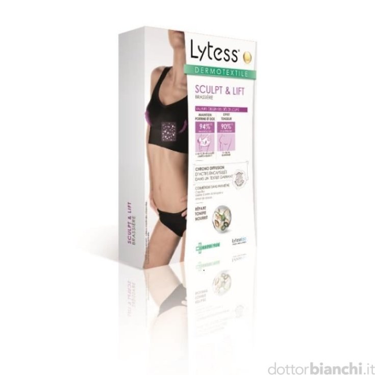 Lytess Dermotextile Sculpt&Lift Reggiseno Lift Up Colore Nero Taglia XXL