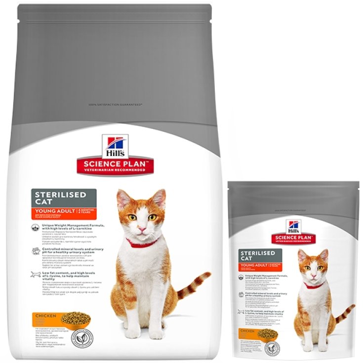 Hill's Science Plan Feline Young Adult Sterilized Cat Con Pollo 8kg
