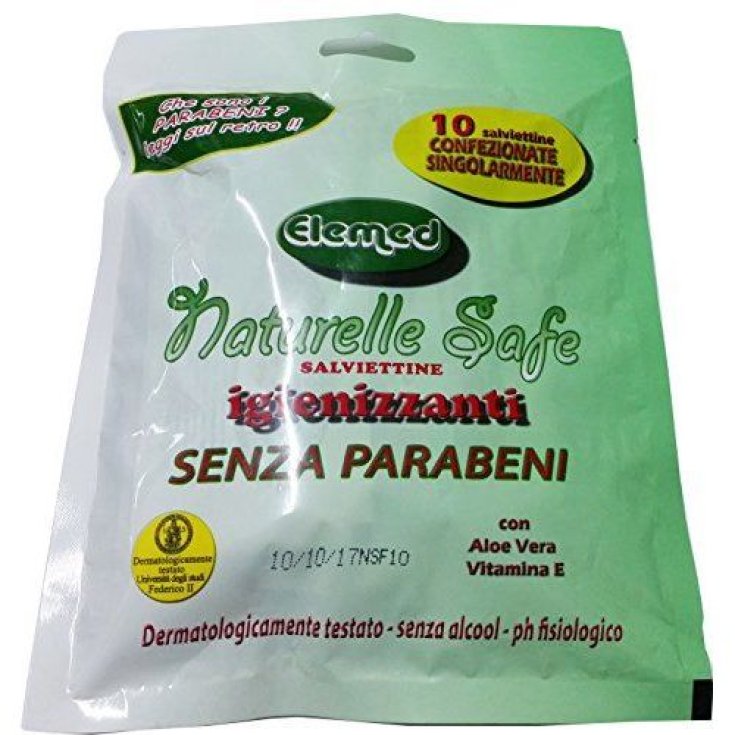Naturelle Salviettine Igienizzanti Senza Parabeni 10 Pezzi