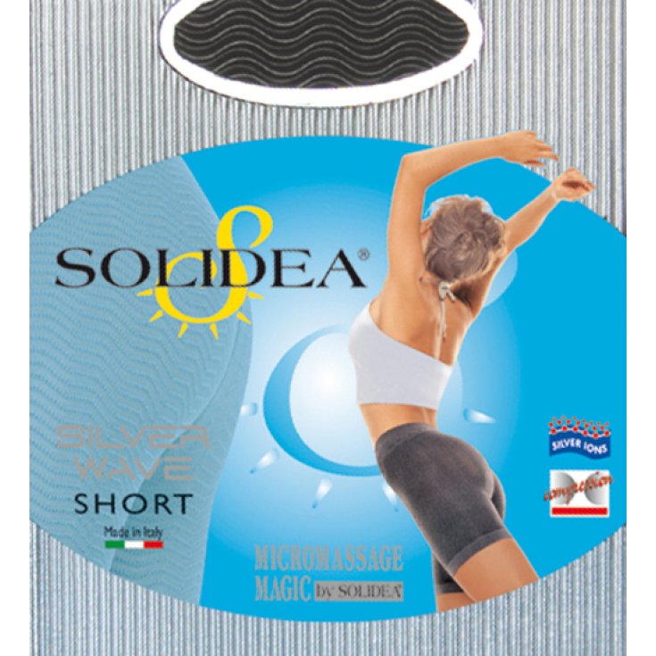 Solidea Silver Wave High Waist Short Colore Nero Taglia 3-M