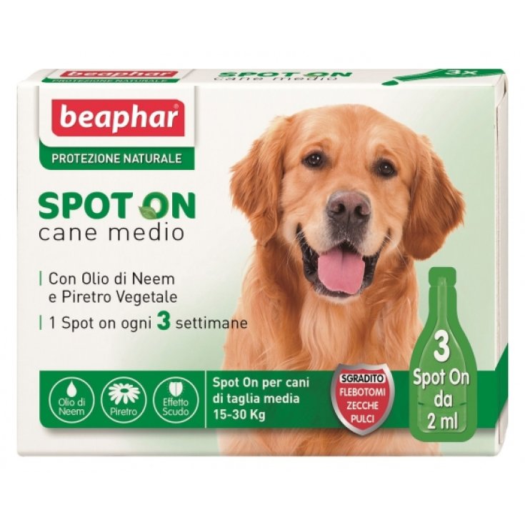 Protezione Naturale Spot On Scudo Cane 3 o 6 Pipette - 15 - 30 Kg - 3 Pipette