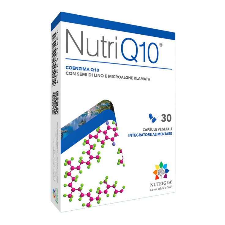 Nutrigea&reg; NutriQ10&reg; Integratore Alimentare 30 Capsule Vegetali