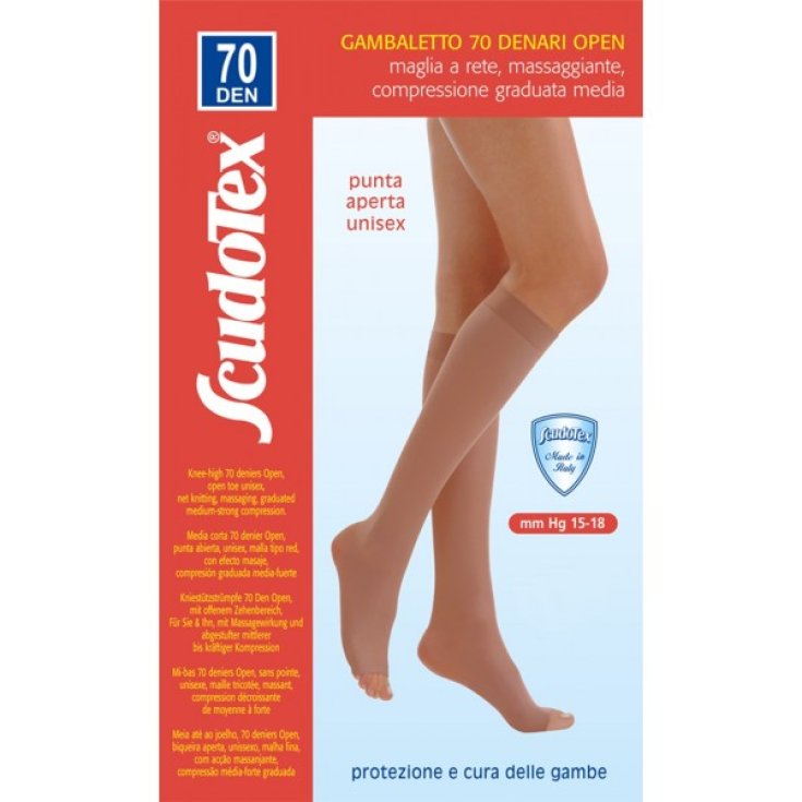 Scudotex Gambaletto 70 Denari Open Colore Nature Taglia 2