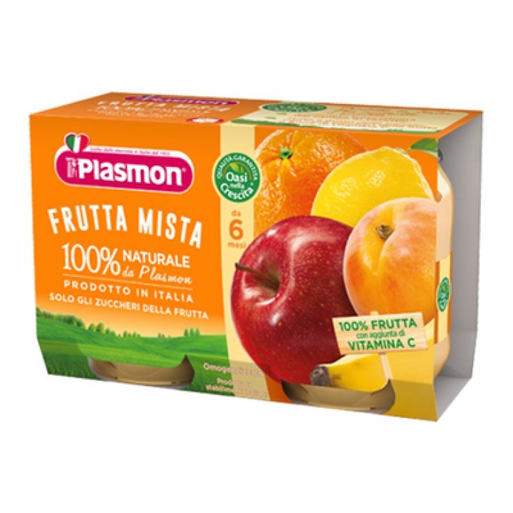 Plasmon Omogeneizzati Di Frutta Sapori Di Natura Frutta Mista 4x100g