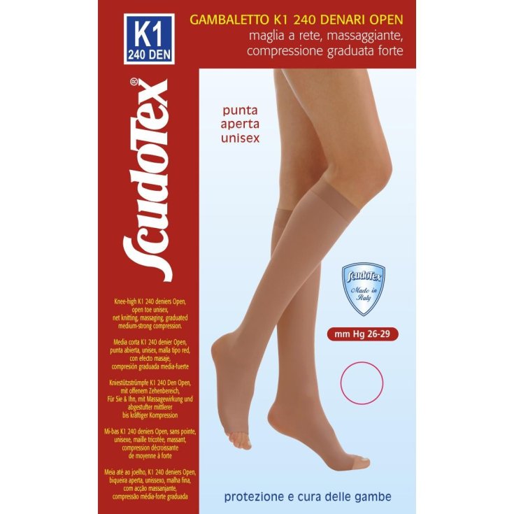 Scudotex Gambaletto K1 240 Punta Aperta Colore Daino Taglia 3