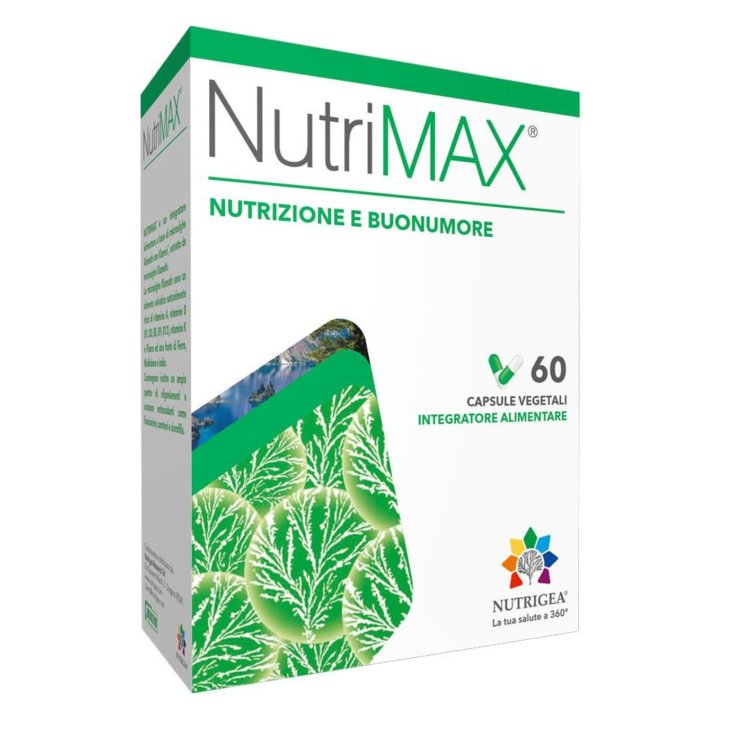 Nutrigea&reg; NutriMAX&reg; Integratore Alimentare 60 Capsule Vegetali