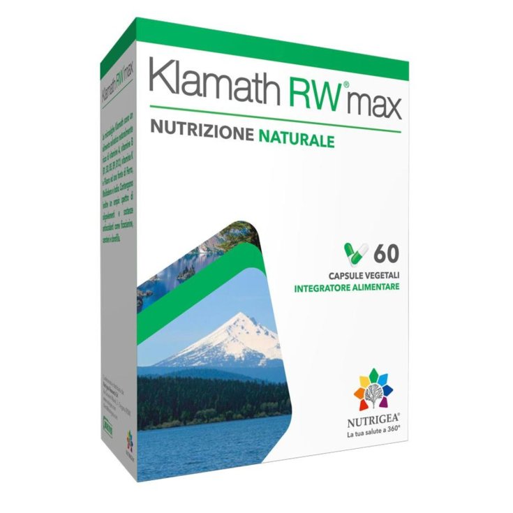 Nutrigea&reg; Klamath RW&reg; Max Integratore Alimentare 60 Capsule Vegetali