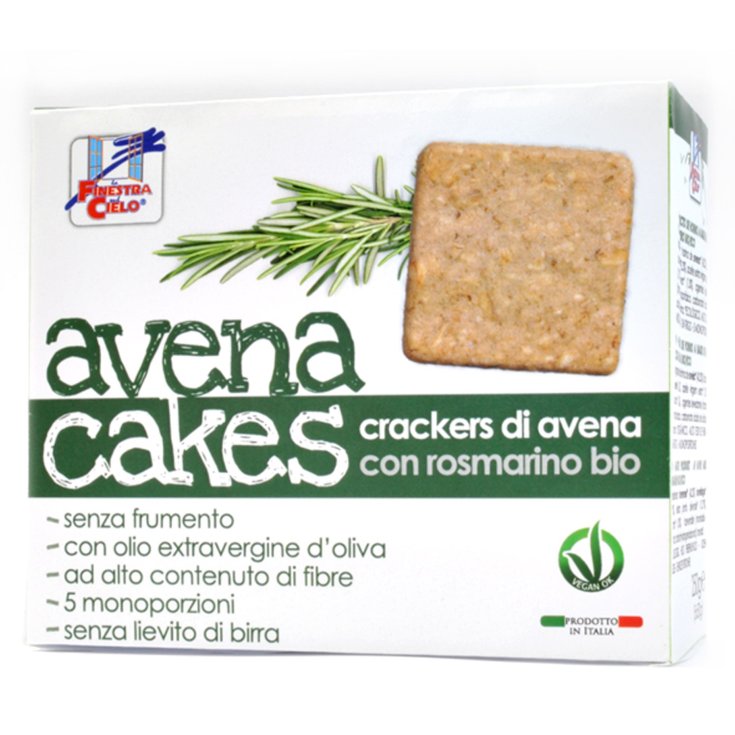 Avenacakes Crackers Avena/rosmarino 250g