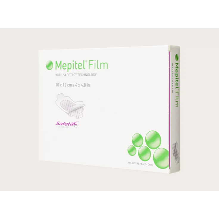 M&ouml;lnlycke&reg; Mepitel&reg; Film Medicazione In Film Trasparente Misura 10,5x12 10 Pezzi