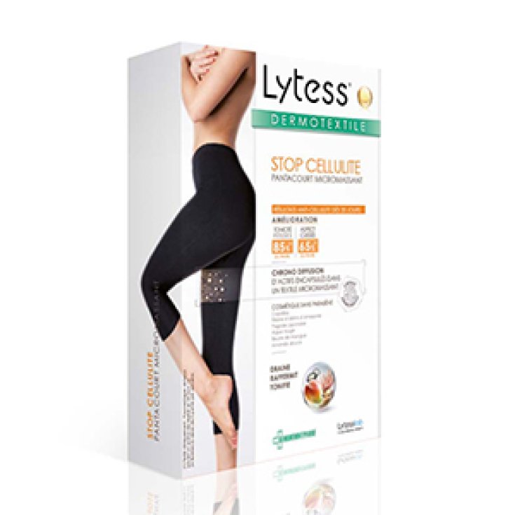 Lytess Stop Cellulite Pinocchietto Nero Anti-Cellulite Taglia L/xl