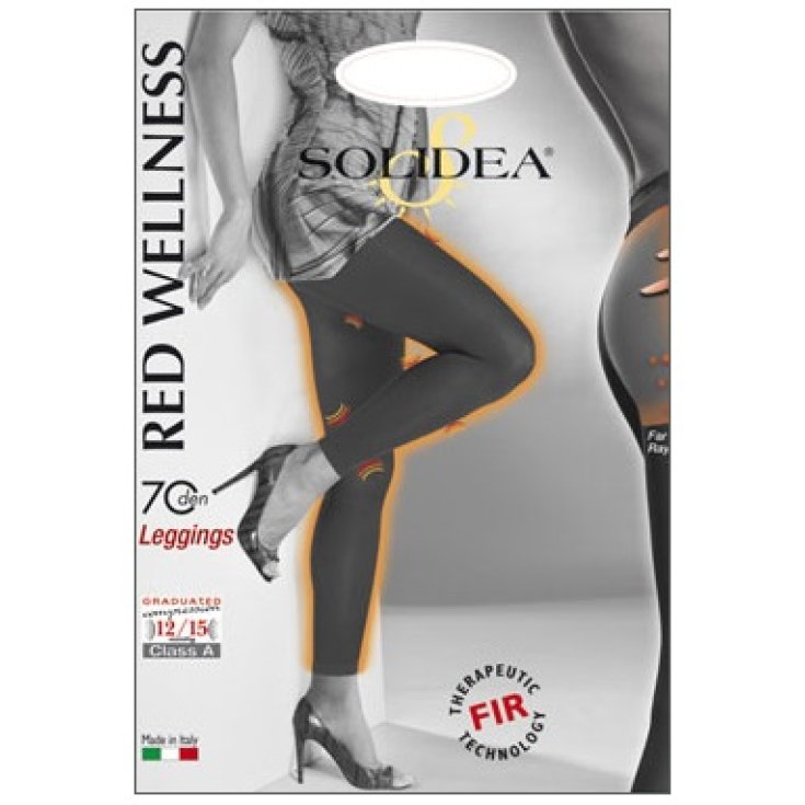 Solidea Red Wellness Leggings 70 Den Colore Londra Taglia ML