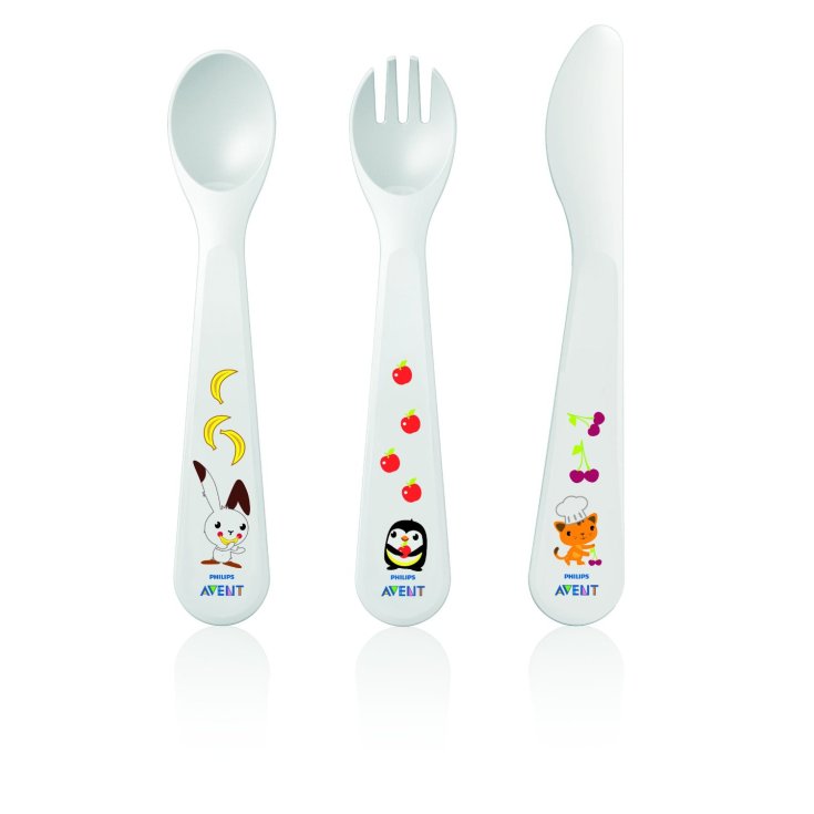 Philips AVENT Coltello Forchetta Cucchiaio +18 Mesi