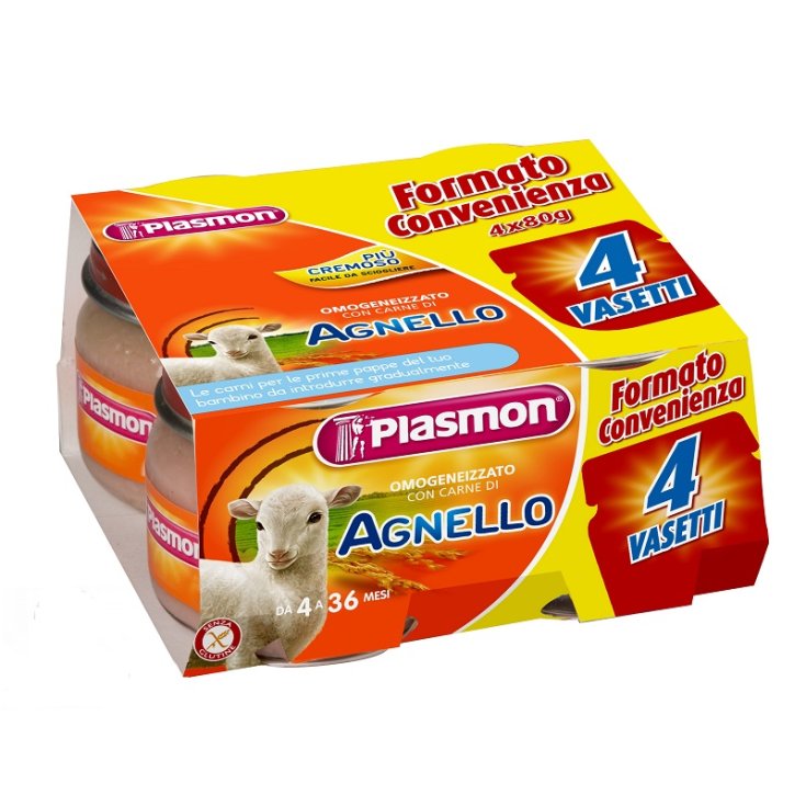 Plasmon Omogeneizzato Di Carne Agnello 4x80g