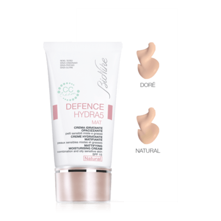 BioNike Defence Hydra5 Mat CC Cream Spf15 Tonalit&agrave; Dor&eacute; 40ml