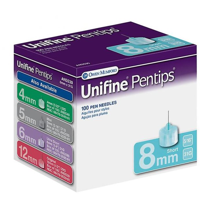 Unifine Pentips Ago G31 8mm 100 Pezzi