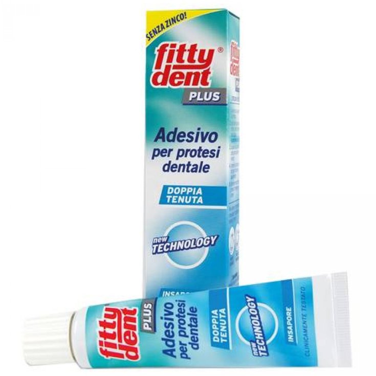 Fittydent Plus Pasta Adesiva Protesi Dentale Doppia Tenuta 40g