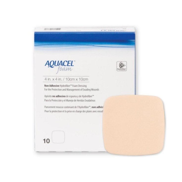 Aquacel Foam Adesivo 10x10 10 Pezzi