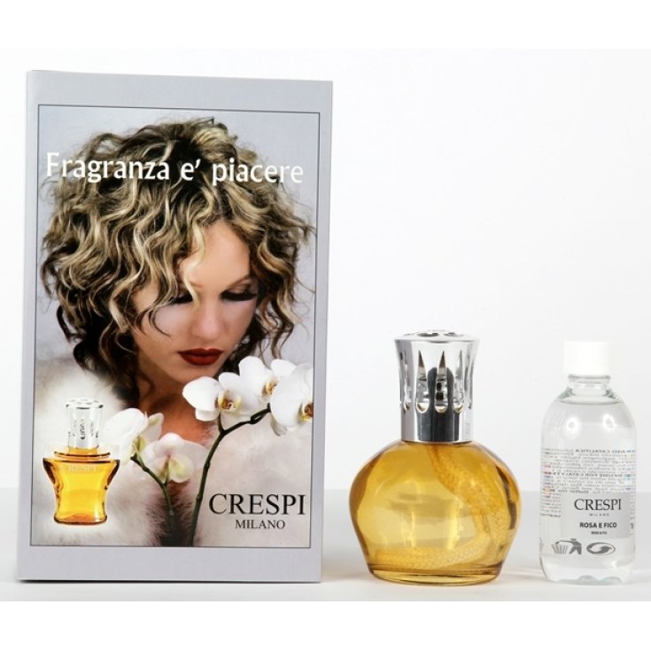 Carma Italia Lampada Catalitica L6 Ambra Da 200ml + Ricarica Alla Rosa E Fico 150ml