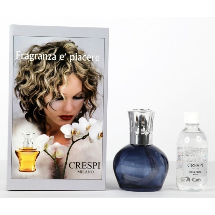 Carma Italia Lampada Catalitica L6 Nero Da 200ml + Ricarica Alla Rosa E Fico 150ml