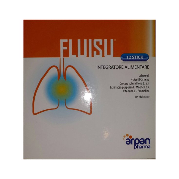Arpan Pharma Fluisu Integratore Alimentare 12 Stick 10ml